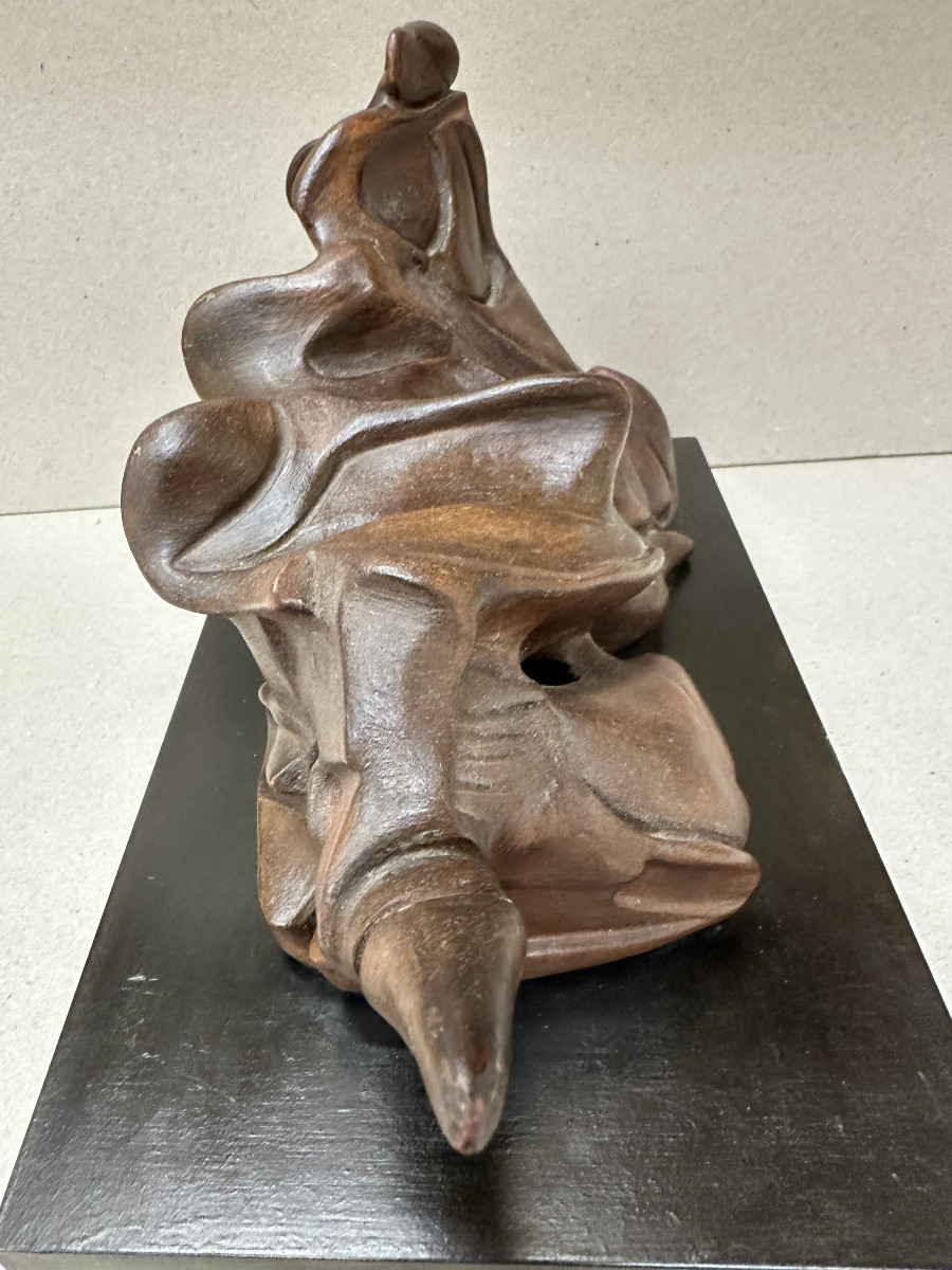 Antonella Iovinella Naples/rome "abstract Ceramics" Clay, Unique Piece, 25 X 15 X 12 Cm-photo-1