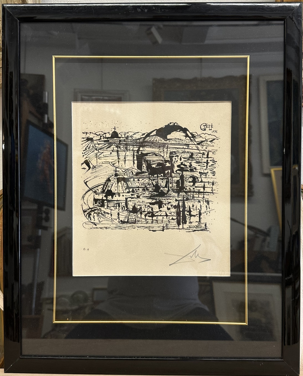 Salvador DALI (1904-1989)"Babaou" Xylographie, signée et datée 76 dans la planche haut droite-photo-2