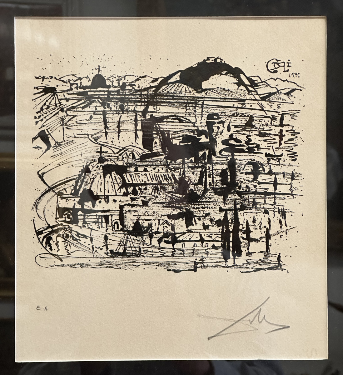 Salvador DALI (1904-1989)"Babaou" Xylographie, signée et datée 76 dans la planche haut droite