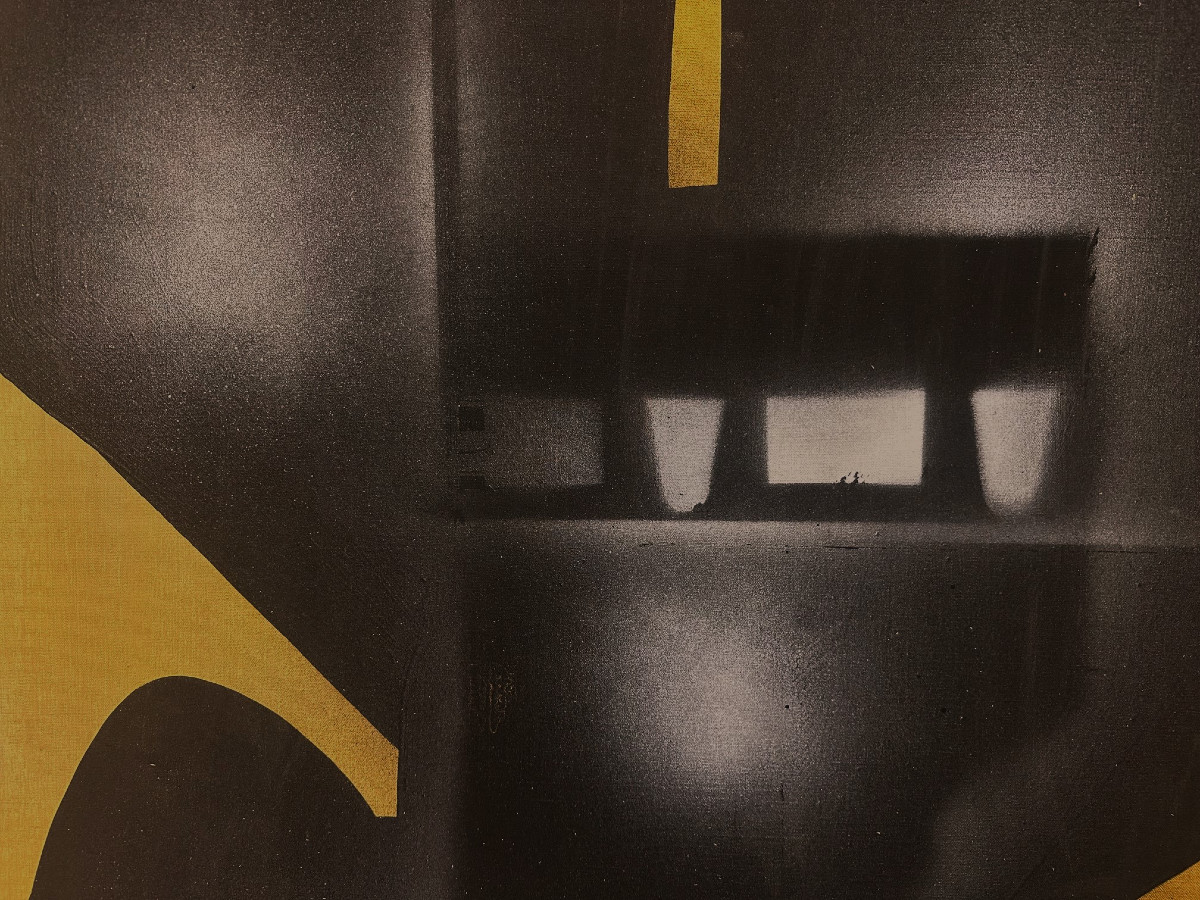  Ladislas KIJNO (1921-2012) Polonais "Retour de Chine (1983)"  Huile/toile 116 x 89 cm -photo-2