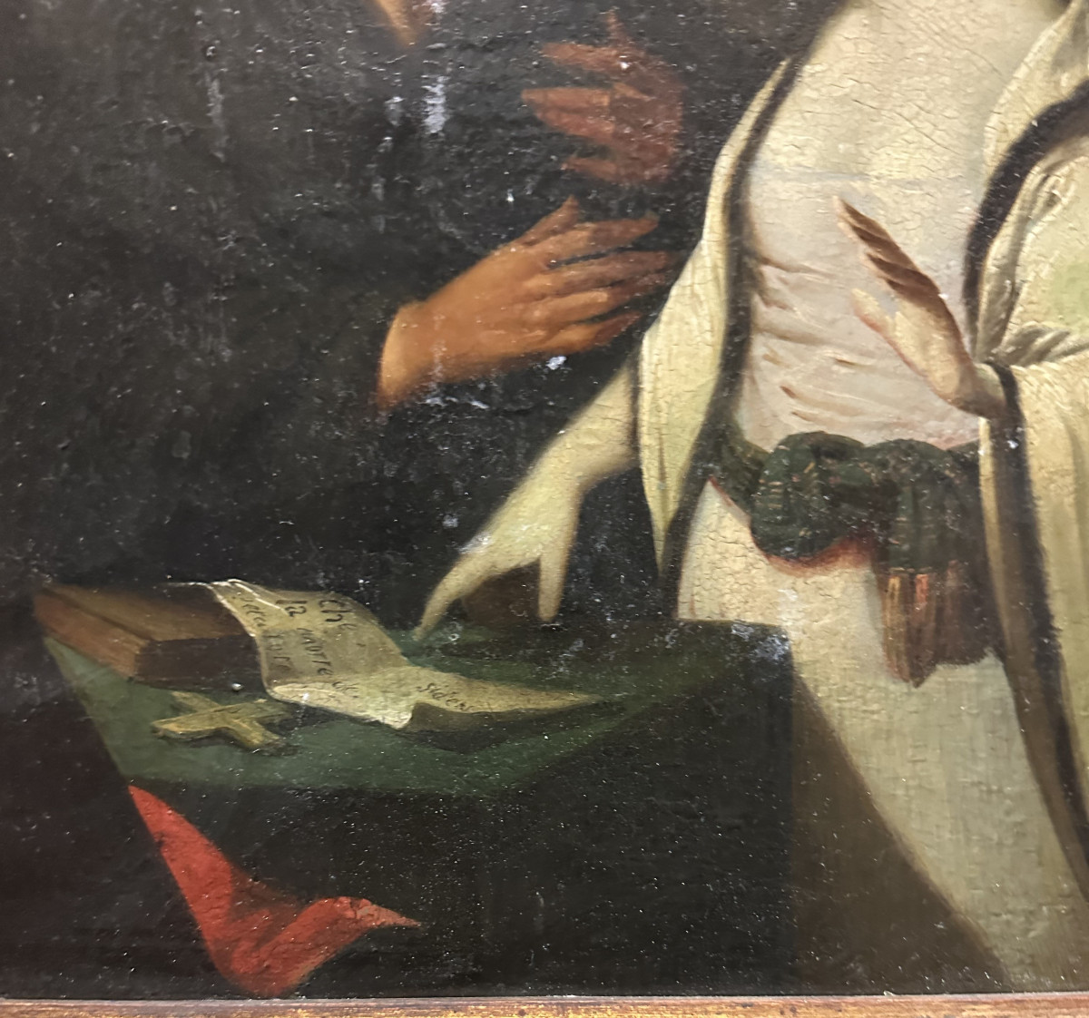 Old School On Copper "the Temptation Of Saint Anthony, Who Did Not Desire The Death Of Sin" -photo-4