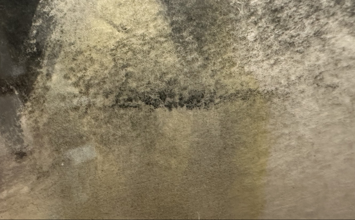 20th Century Abstract School "composition" Watercolor And Gouache, Illegibly Signed Lower Right, 49 X 29 Cm-photo-1