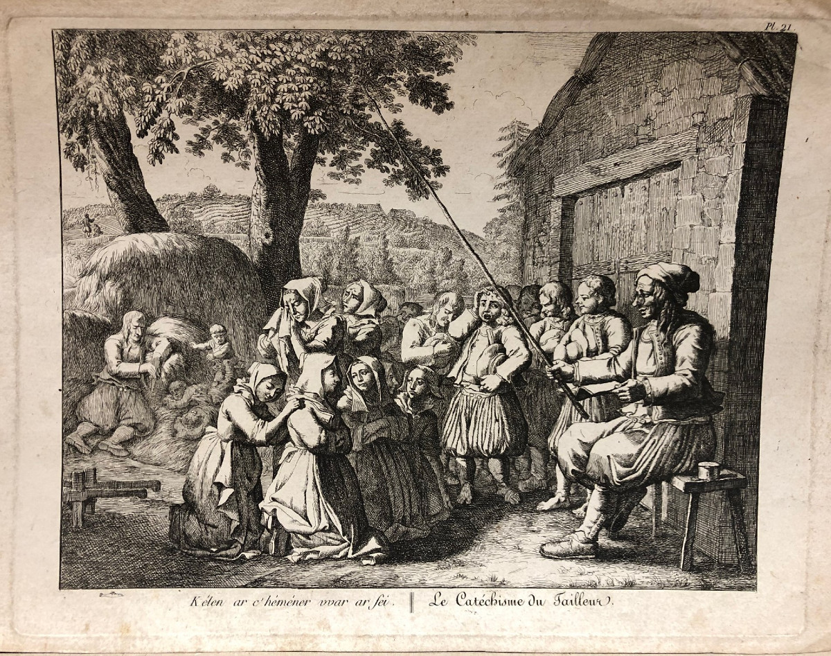 Le catéchisme du tailleur  "Galerie des moeurs, usages et costumes des Bretons de l'Armorique"-photo-2