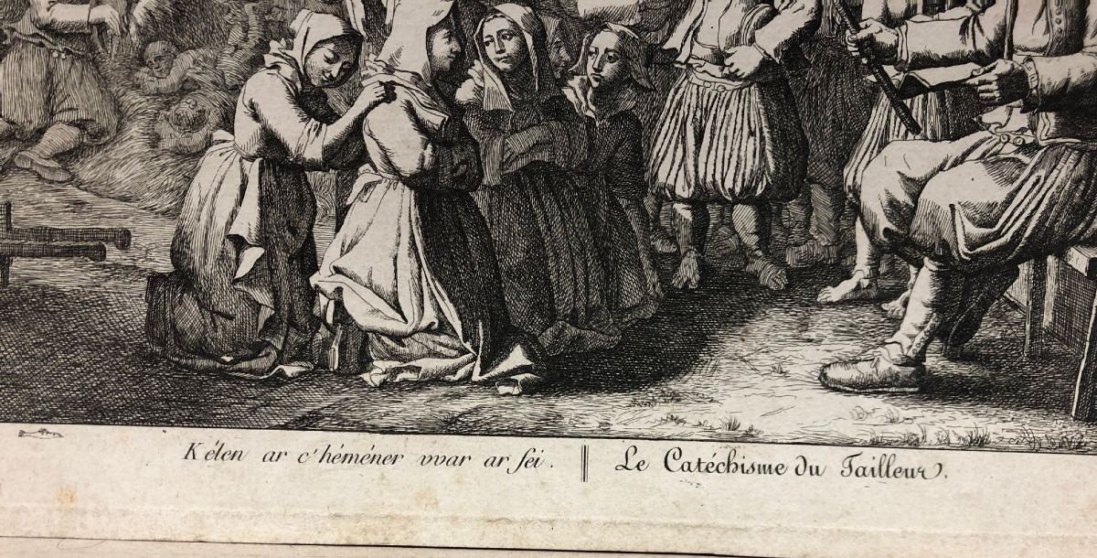 Le catéchisme du tailleur  "Galerie des moeurs, usages et costumes des Bretons de l'Armorique"-photo-4