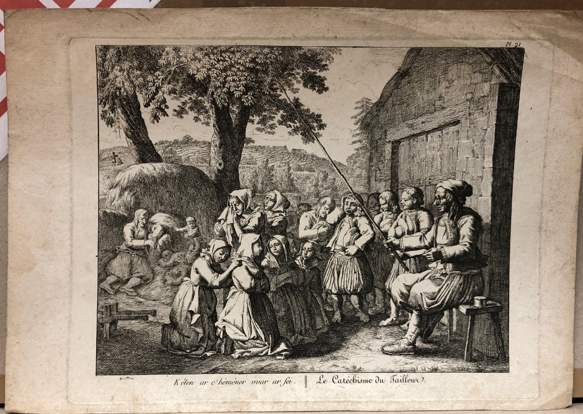 Le catéchisme du tailleur  "Galerie des moeurs, usages et costumes des Bretons de l'Armorique"