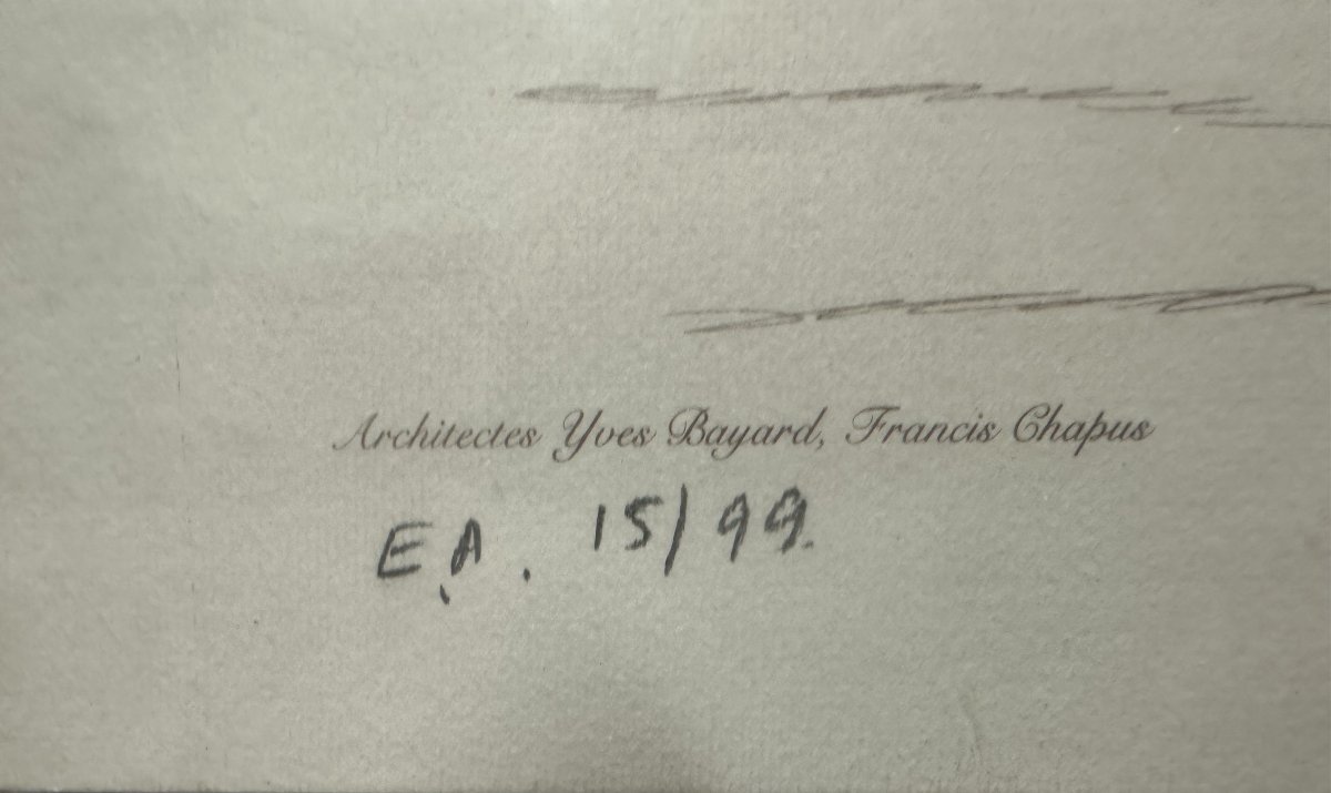 Sacha SOSNO (1937-2013)"Etude pour la bibliothèque de Nice, tête carrée" Lithographie signée-photo-1