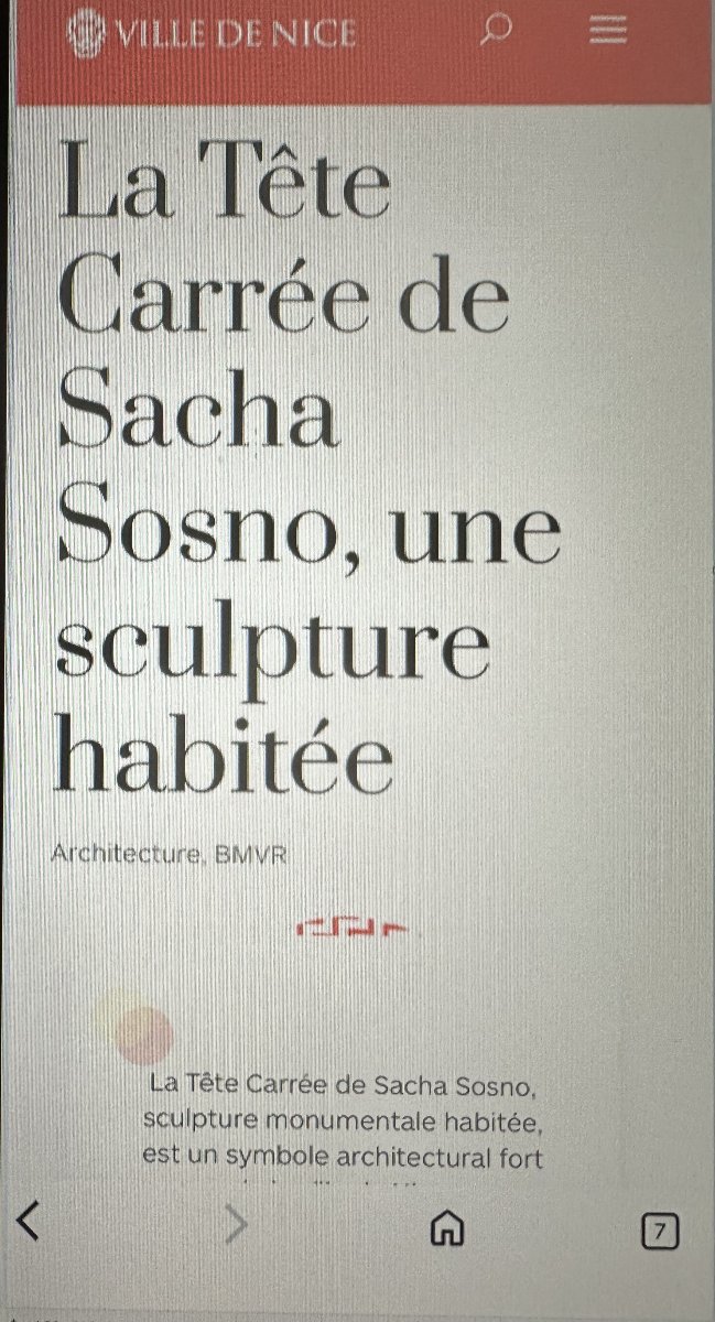 Sacha SOSNO (1937-2013)"Etude pour la bibliothèque de Nice, tête carrée" Lithographie signée-photo-2