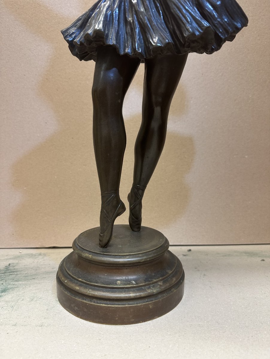 Ernest RANCOULET (1842-1918) Bordeaux "Ballerine" Bronze H 61 cm, musée des Beaux-Arts Bordeaux-photo-1