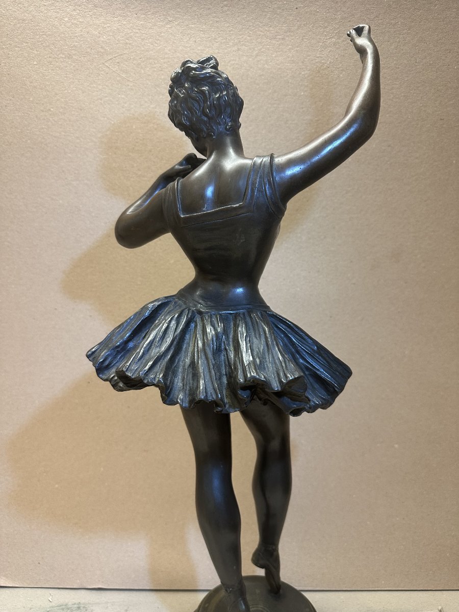 Ernest RANCOULET (1842-1918) Bordeaux "Ballerine" Bronze H 61 cm, musée des Beaux-Arts Bordeaux-photo-2