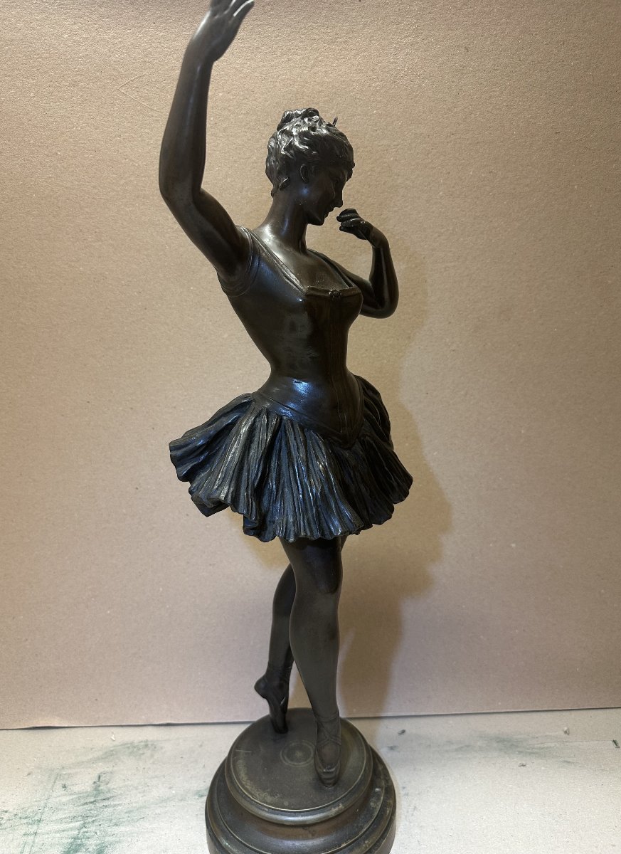 Ernest RANCOULET (1842-1918) Bordeaux "Ballerine" Bronze H 61 cm, musée des Beaux-Arts Bordeaux-photo-4
