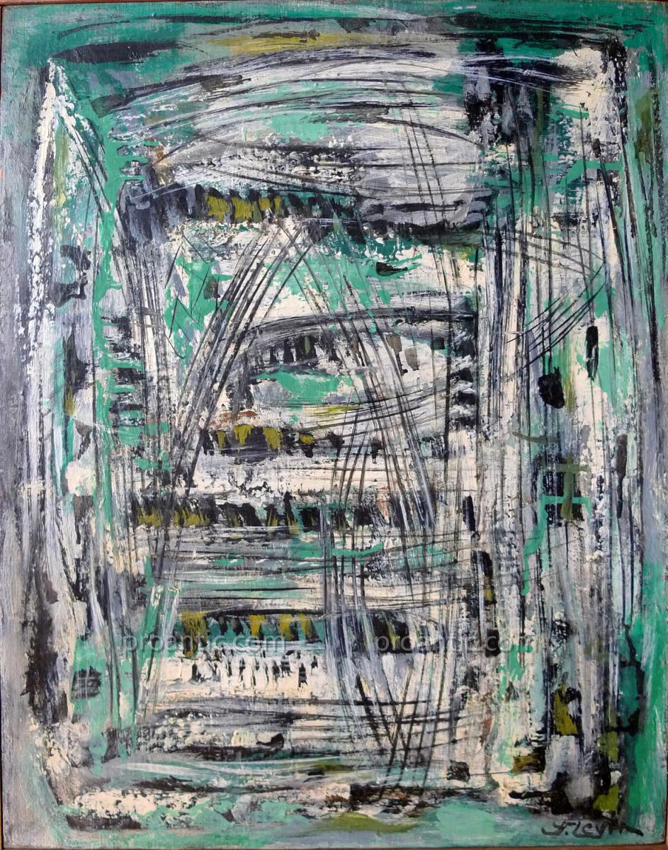 Levin Joseph (1894-1979) New York School "composition"
