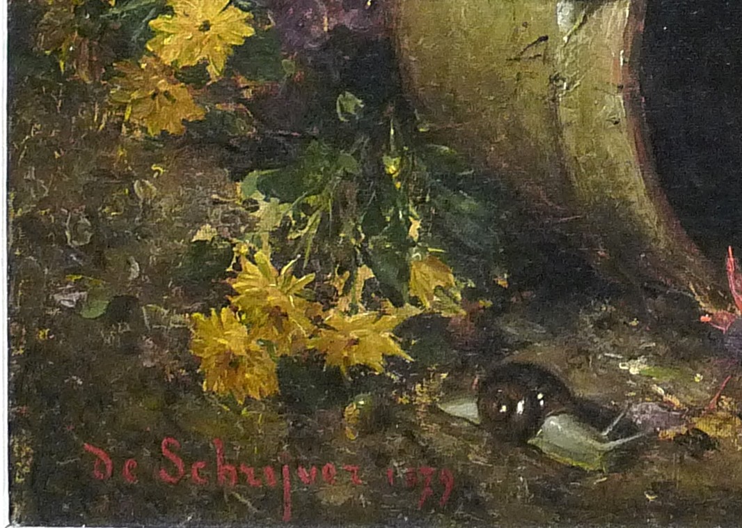  Louis Marie de Schryver (1862-1942) "Nature morte"-photo-2