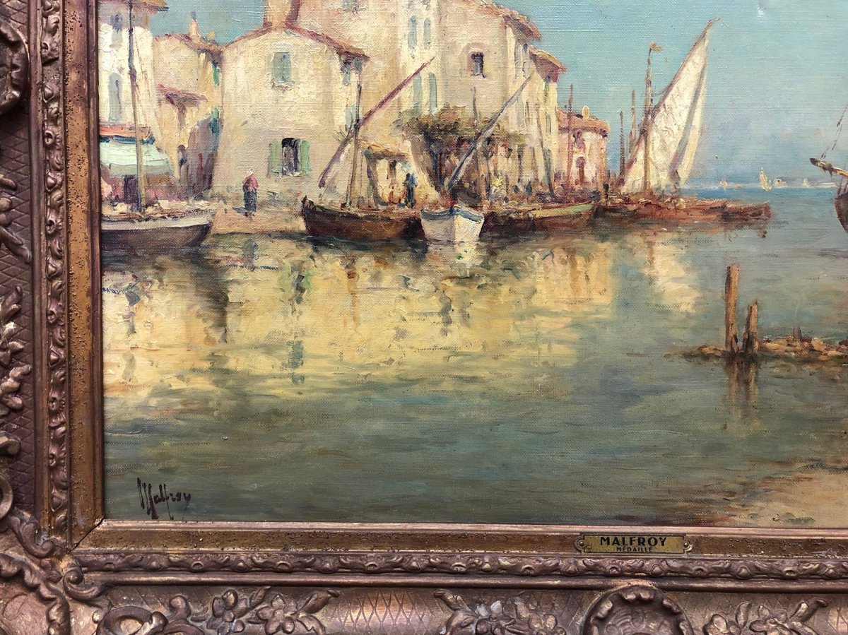 Henry MALFROY (1895-1944)  "Les Martigues"-photo-2