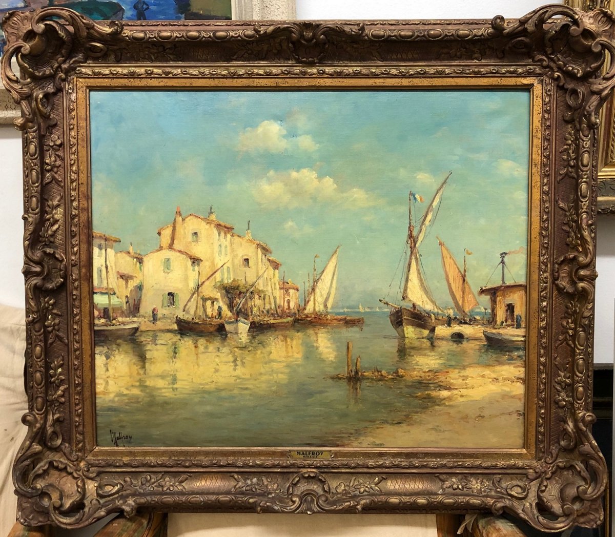 Henry MALFROY (1895-1944)  "Les Martigues"