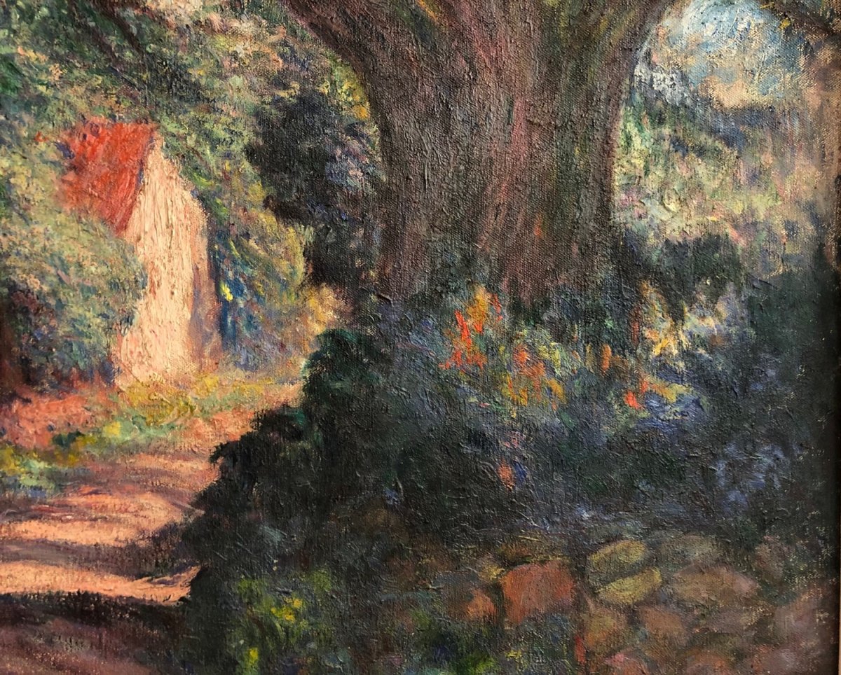 Georges Guido FILIBERTI (1881-1970) "Paysage provençal"-photo-4