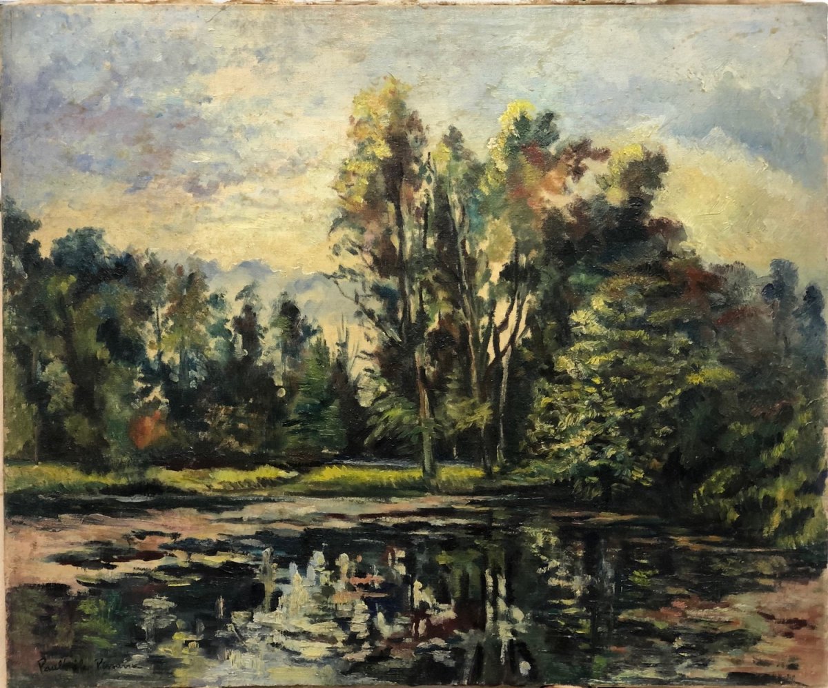 Paul Émile PISSARRO (1884-1972) Attribué: "Etang"
