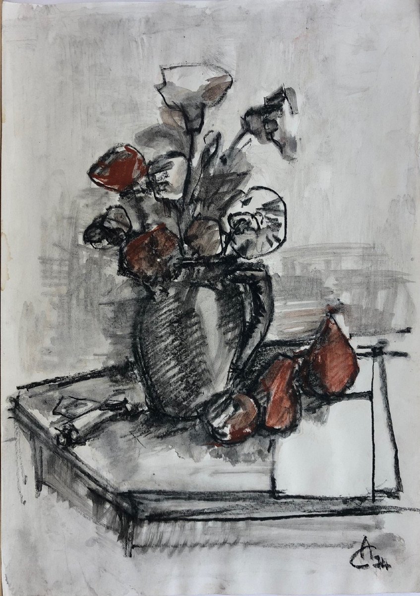 Ciucurencu Alexandru (1903-1977) "still Life" Romania