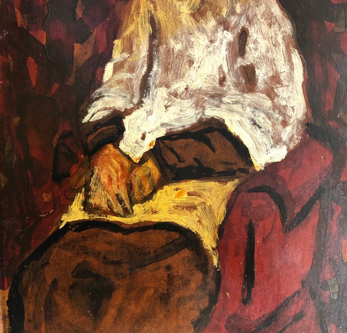 "the Great Altar Boy"; School Of Chaim Soutine; Paris School, Russian Jew-photo-3