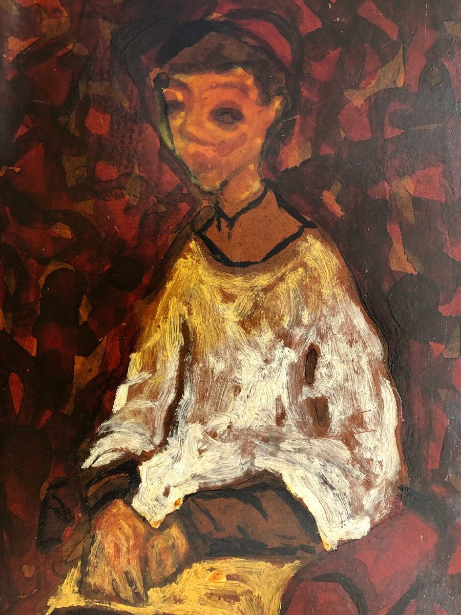 "Le grand enfant de choeur"; Ecole de Chaim Soutine; Ecole de Paris, Juif Russe