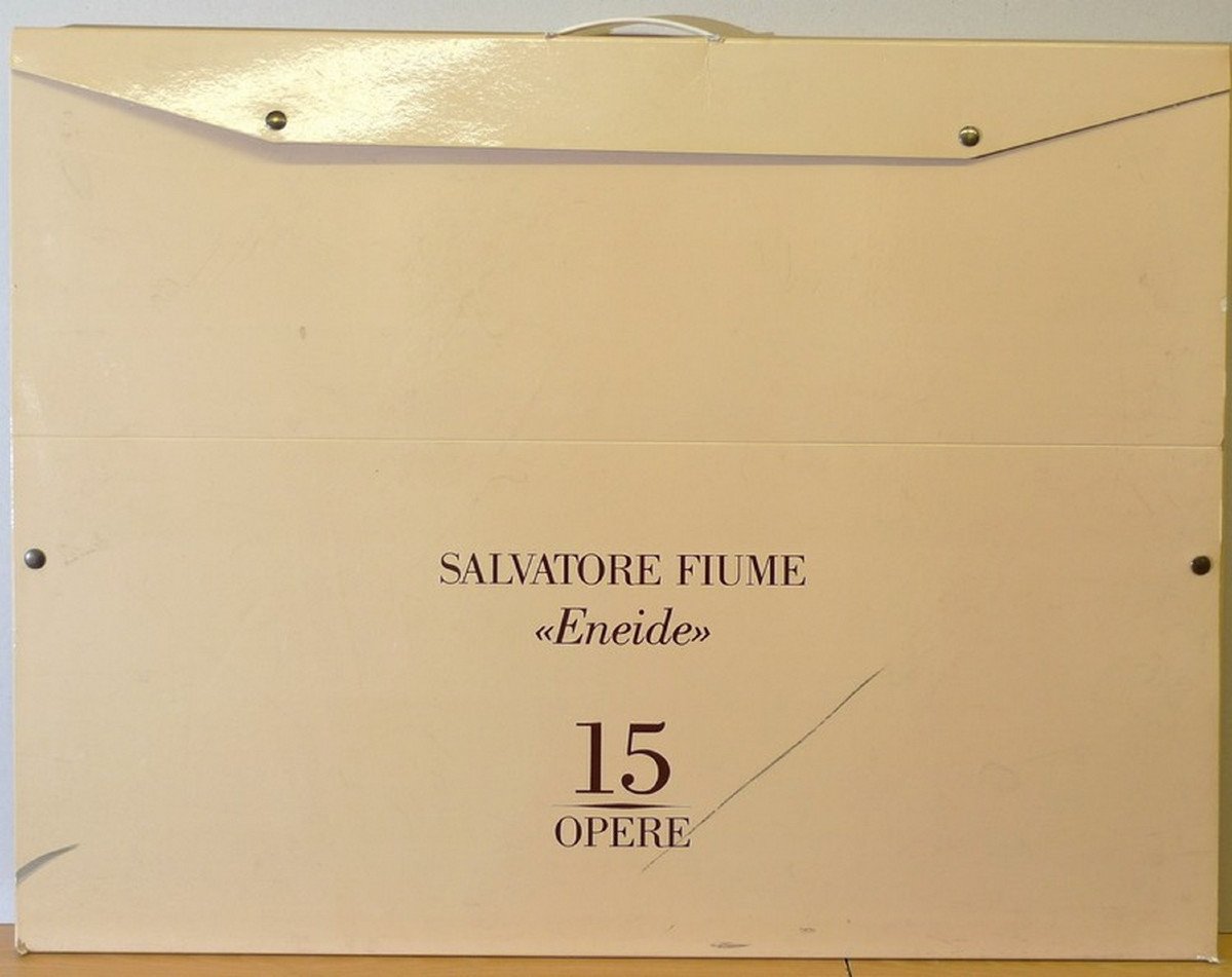 Salvatore Fiume, Italie, 1915–1997: "Eneide", 15 lithographies numérotées1989 -1990; Portfolio-photo-5