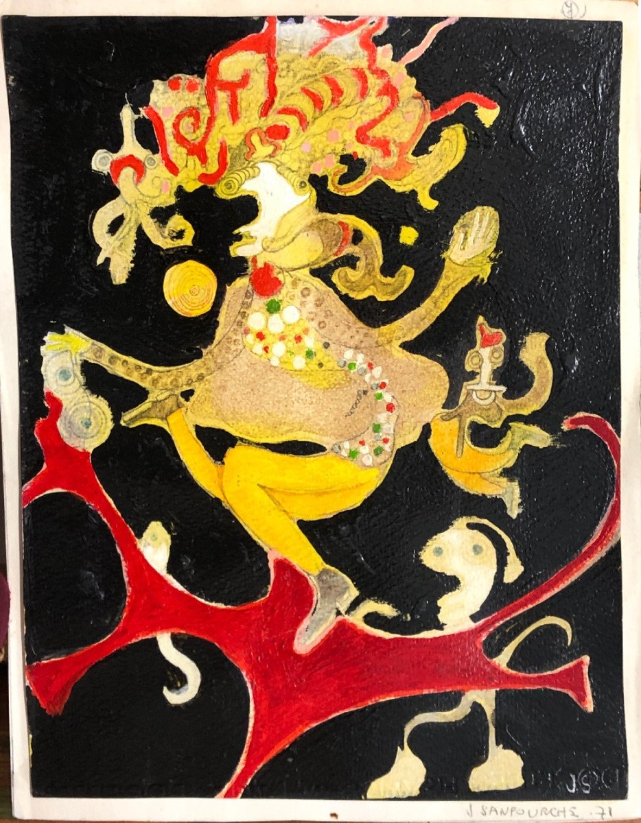 Jean-joseph Sanfourche (1929-2010): "imaginary Character"