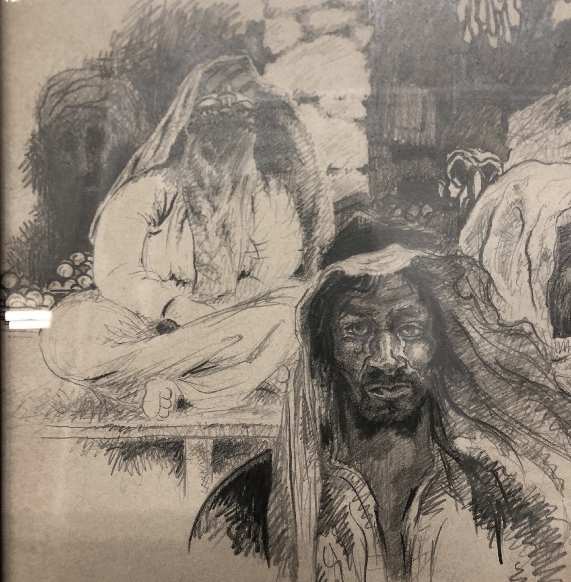 GUSTAV WOLF; Östringen 1887-1947 Greenfield/USA; Juif Allemand : "Types sémites"-photo-3