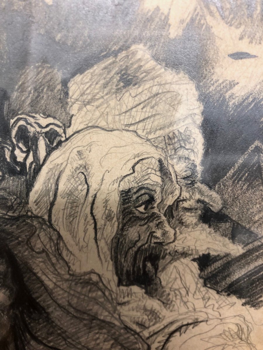 GUSTAV WOLF; Östringen 1887-1947 Greenfield/USA; Juif Allemand : "Types sémites"-photo-4