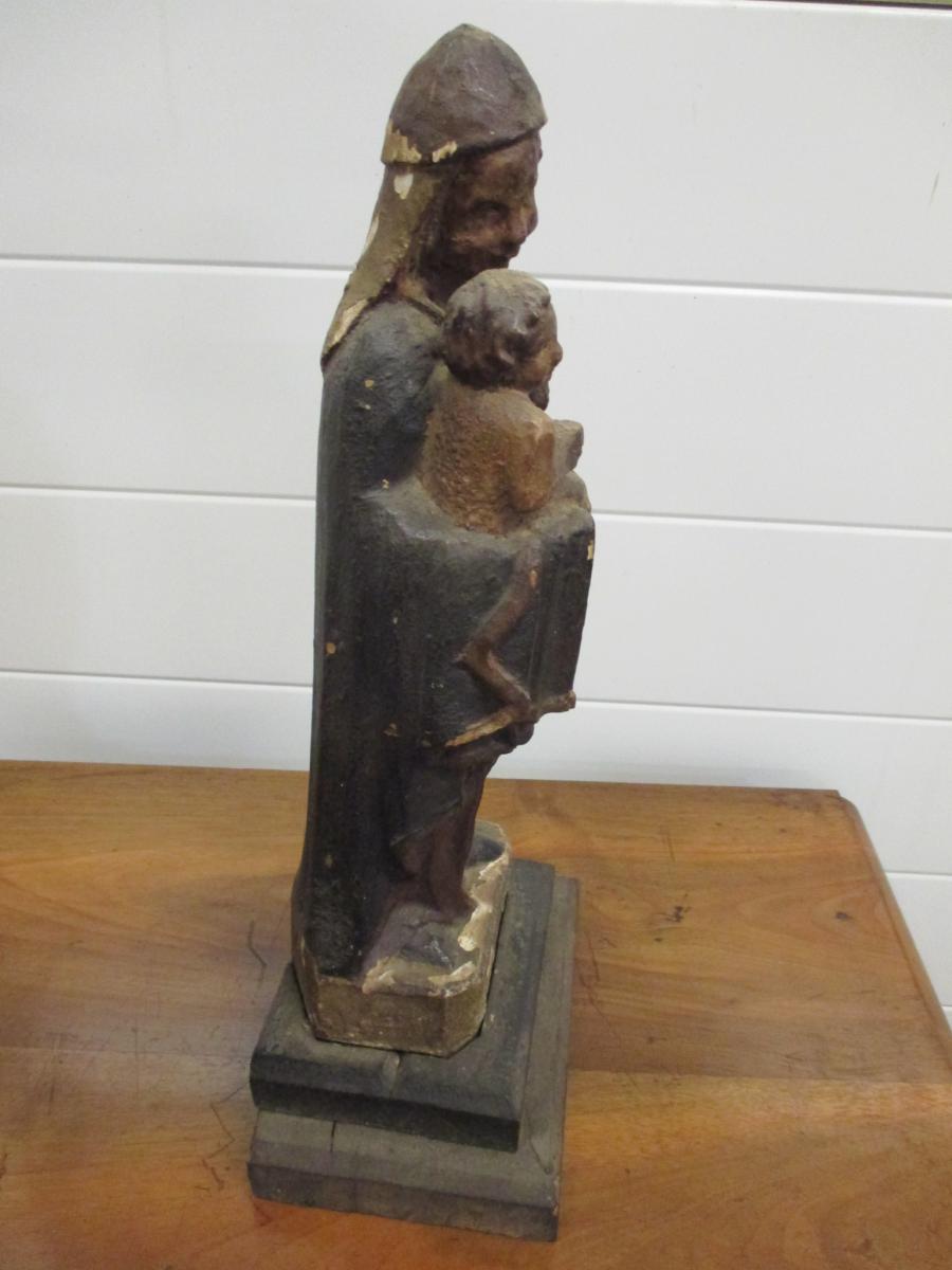 Statue Madonna And Child-photo-2