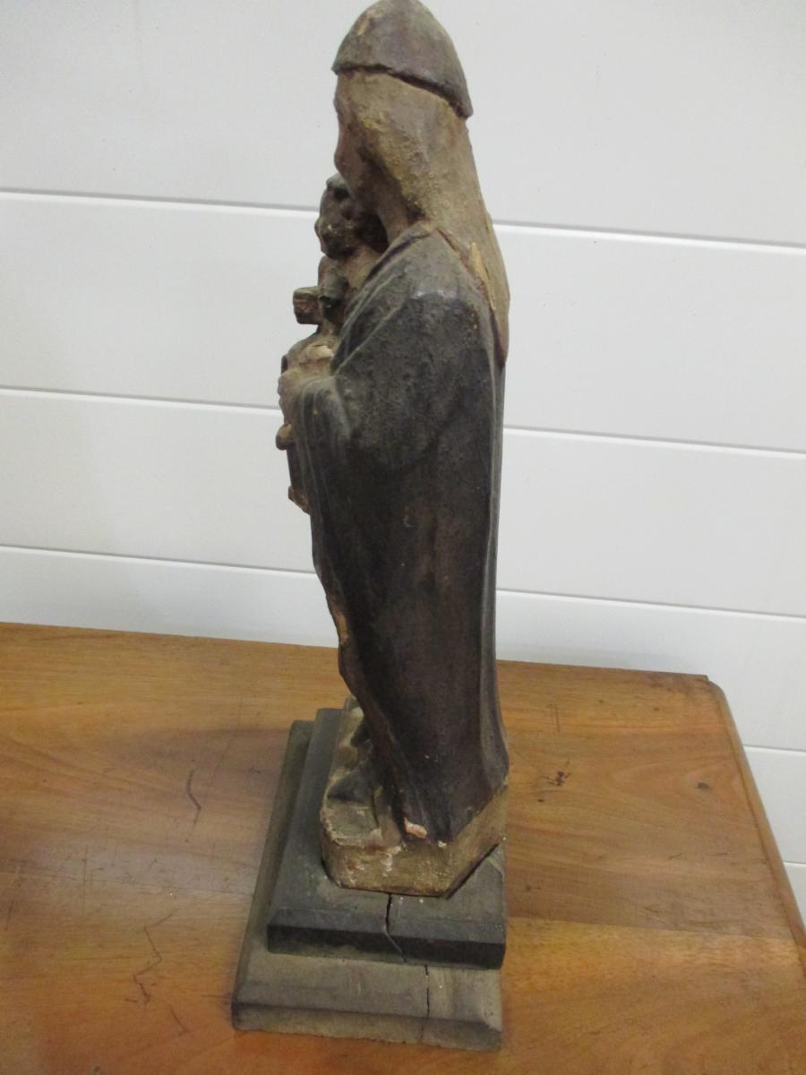 Statue Madonna And Child-photo-3