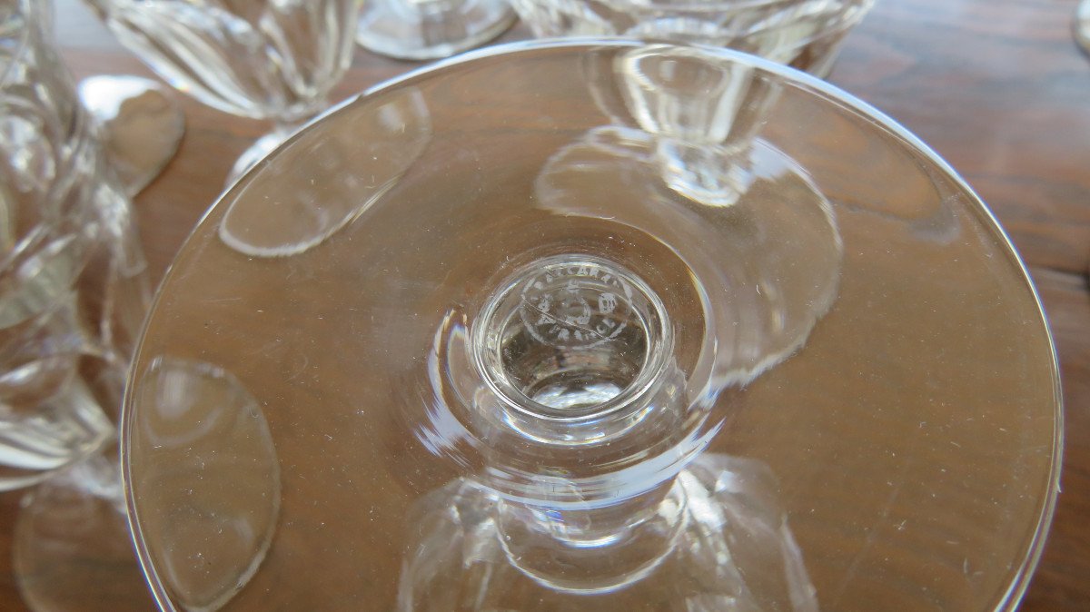 12 Baccarat Crystal Wine Glass-photo-1