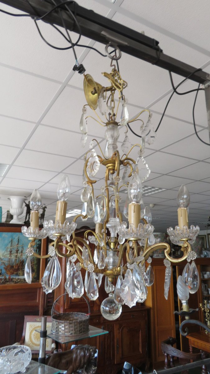 Cage Chandelier With Tassels-photo-2