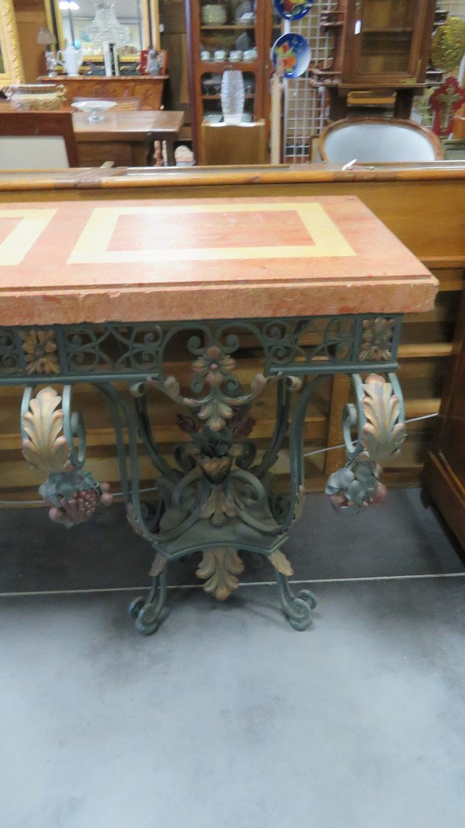 Wrought Iron Console-photo-1