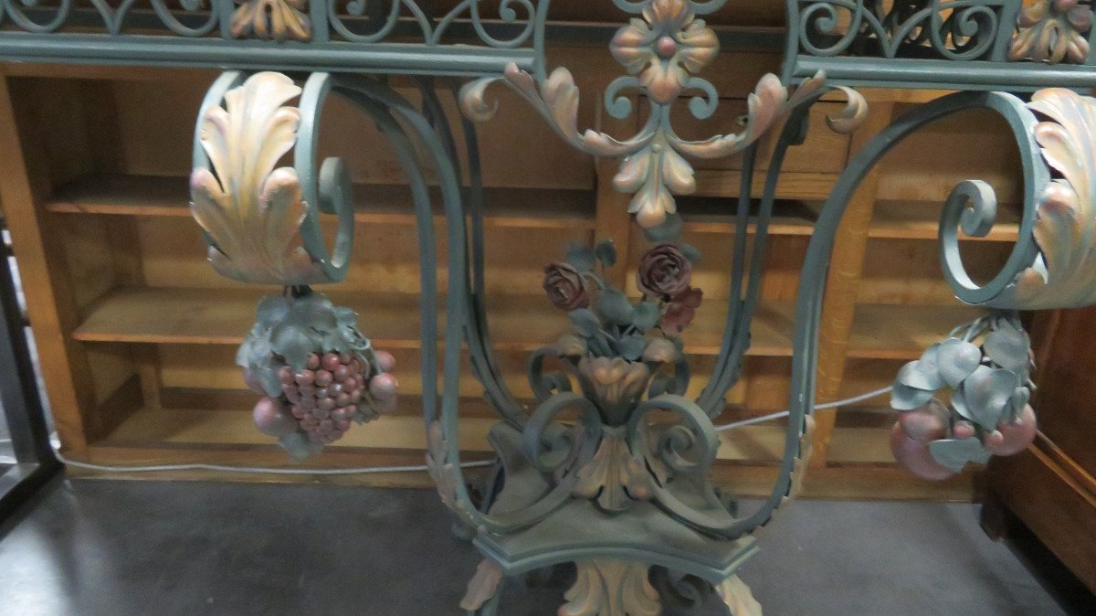 Wrought Iron Console-photo-3