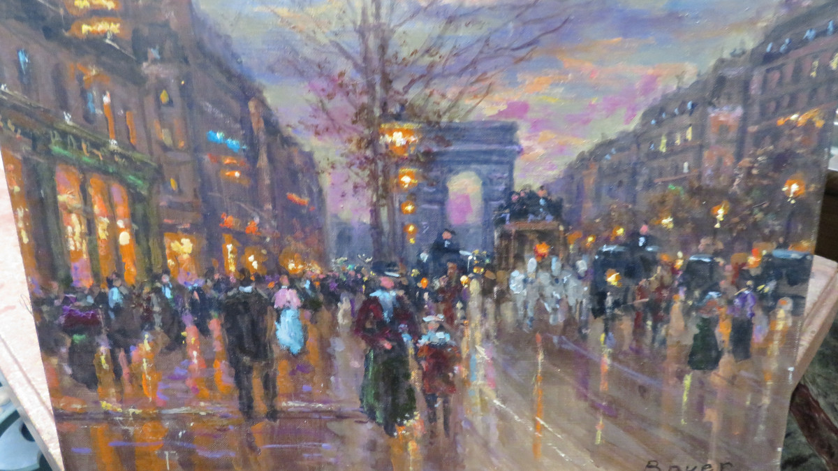 Painting By Emile Boyer-photo-2