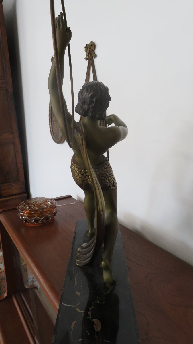 statue art déco signé J Dauvergne-photo-1