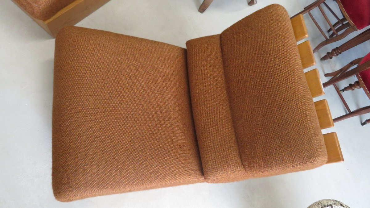 Paire de fauteuils année 60/70-photo-2