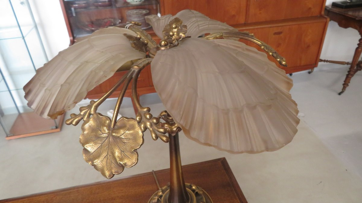 Lampe en bronze-photo-2