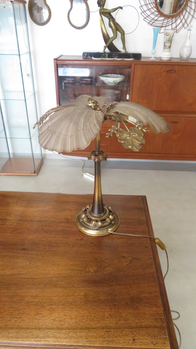 Lampe en bronze-photo-1