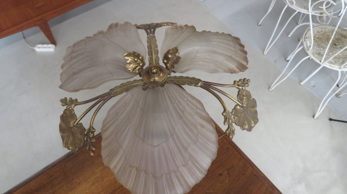 Lampe en bronze-photo-2