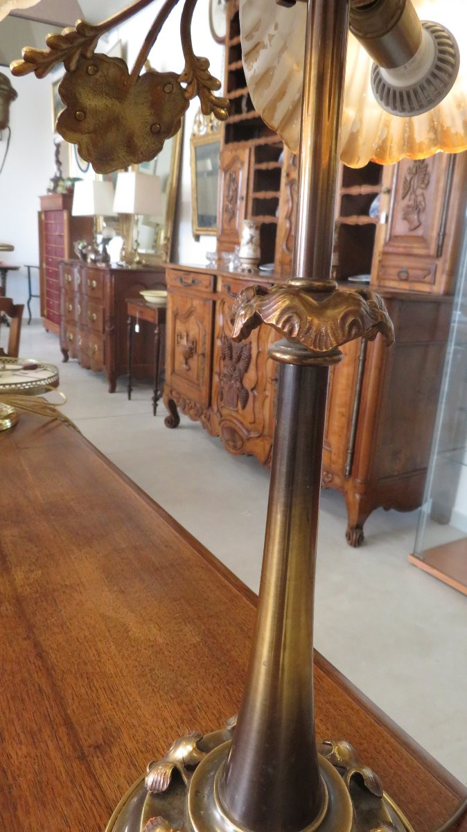 Lampe en bronze-photo-8
