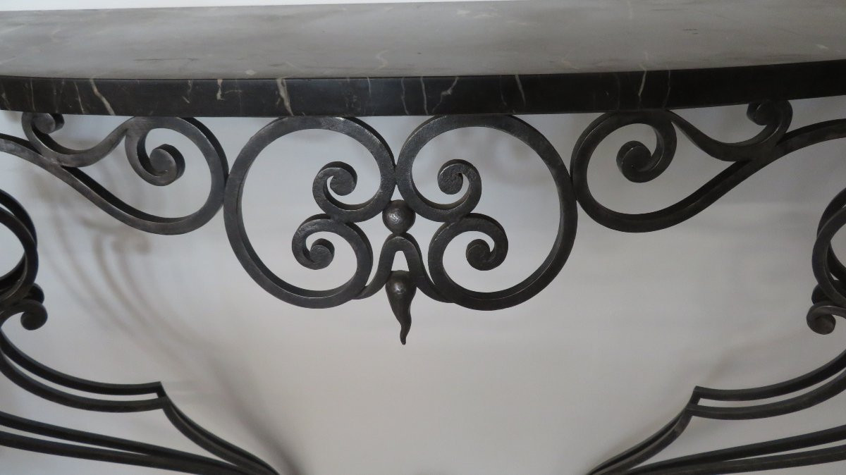 Wrought Iron Console-photo-4