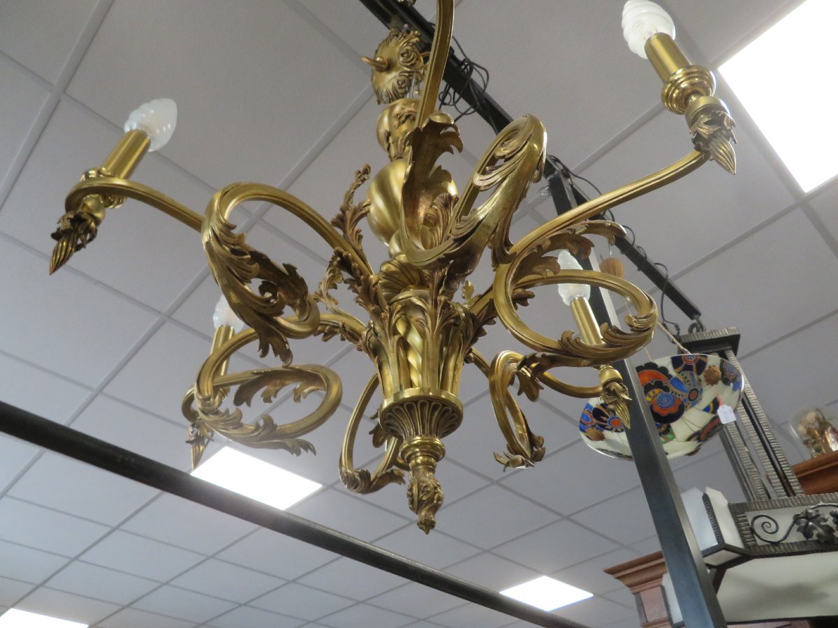 Bronze Chandelier-photo-4