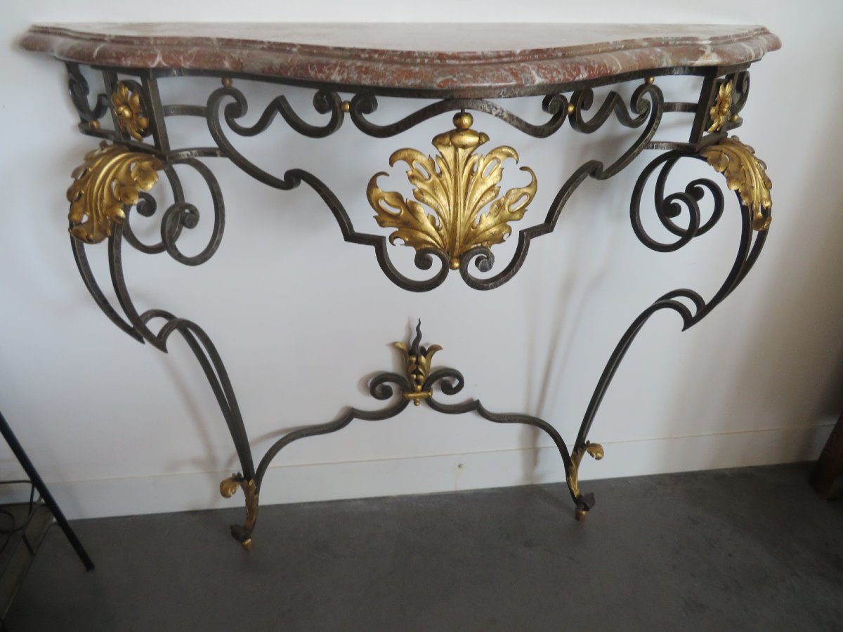 Wrought-iron Console Table