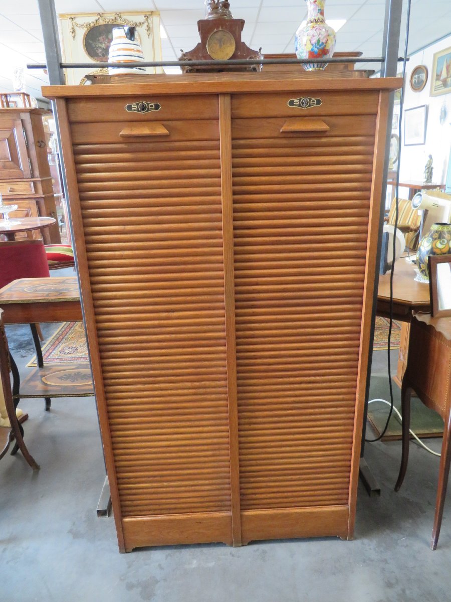 Roller-top File Cabinet