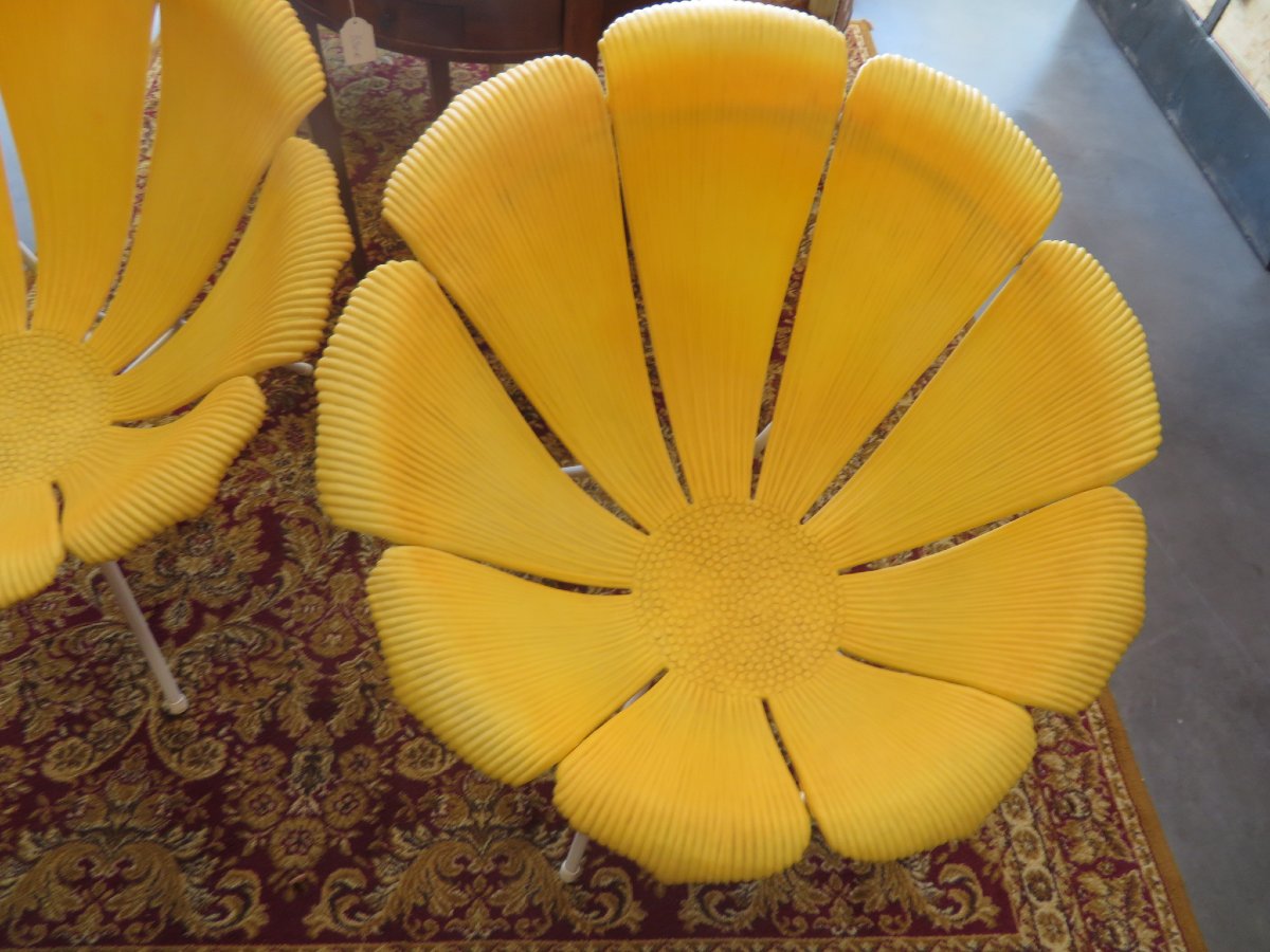 Pair Of Marguerite Armchairs-photo-3