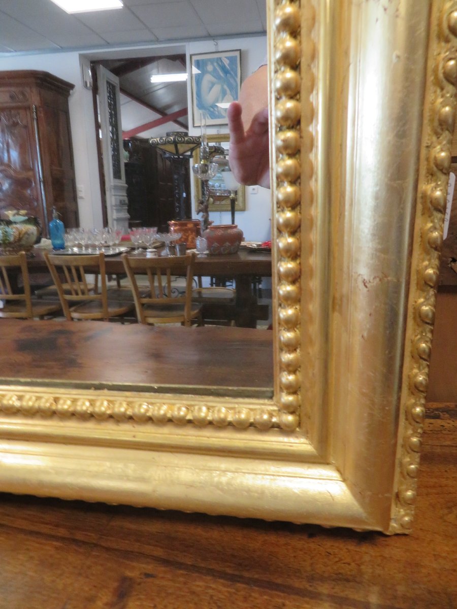 Miroir doré de style Louis XV-photo-2