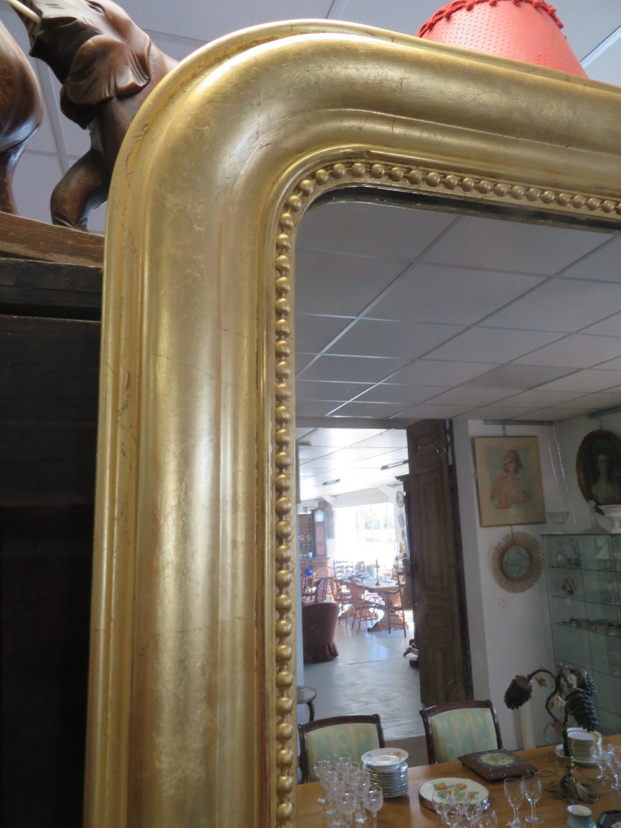Miroir doré Louis Philippe-photo-4
