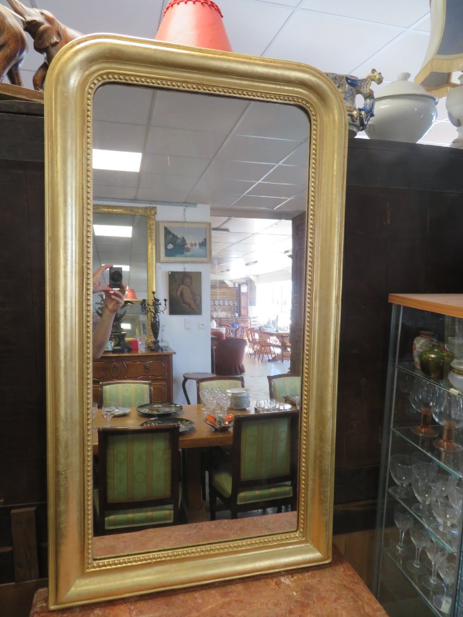 Miroir doré Louis Philippe