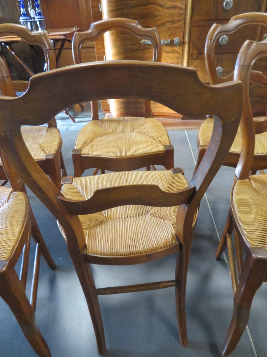6 chaises Louis Philippe -photo-2