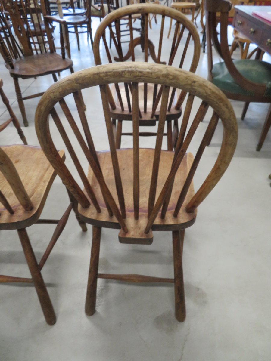 5 Chairs And 1 Winsor-style Armchair-photo-8